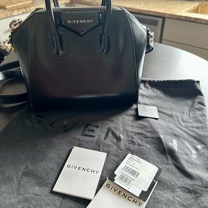 Mini Antigona Box Leather Satchel